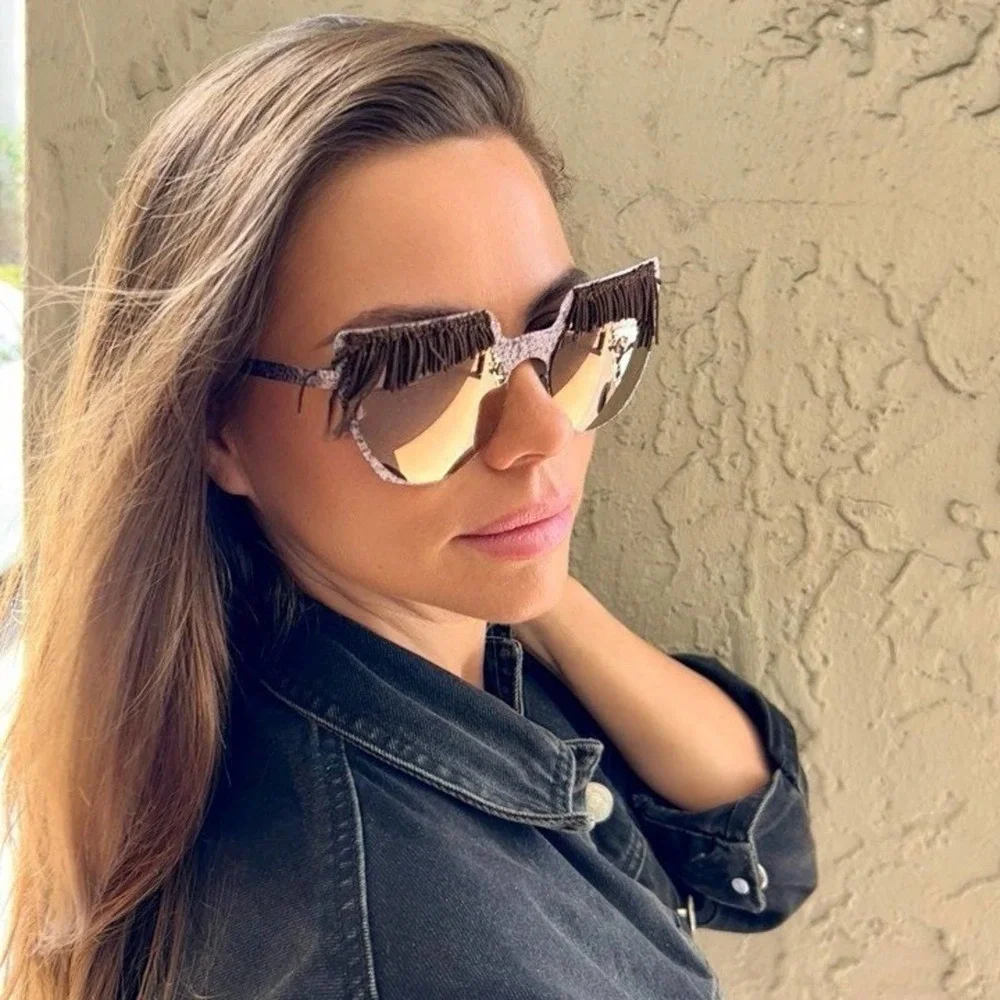 ❤️ New! FRANGETTA Pugnale Sunglasses Italy Handmade Fashion Design, Authentic